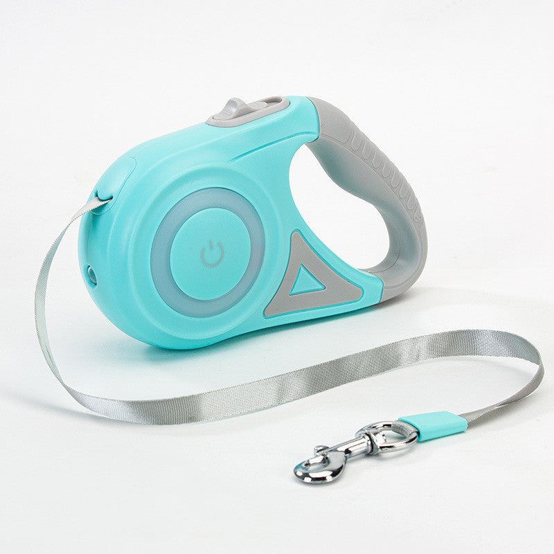 Dog Leash Retractable with Colorful Streamer