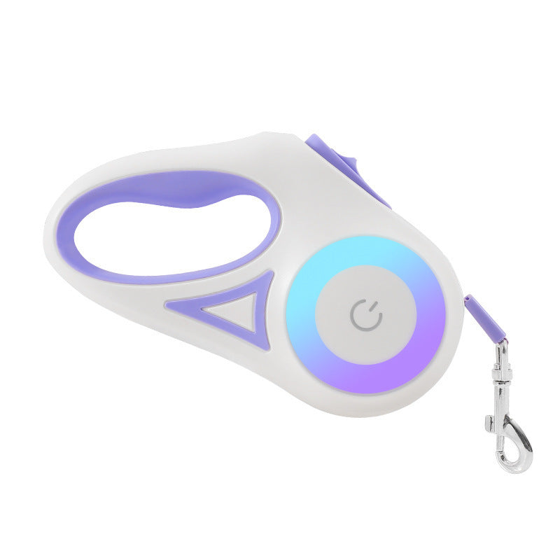 Dog Leash Retractable with Colorful Streamer