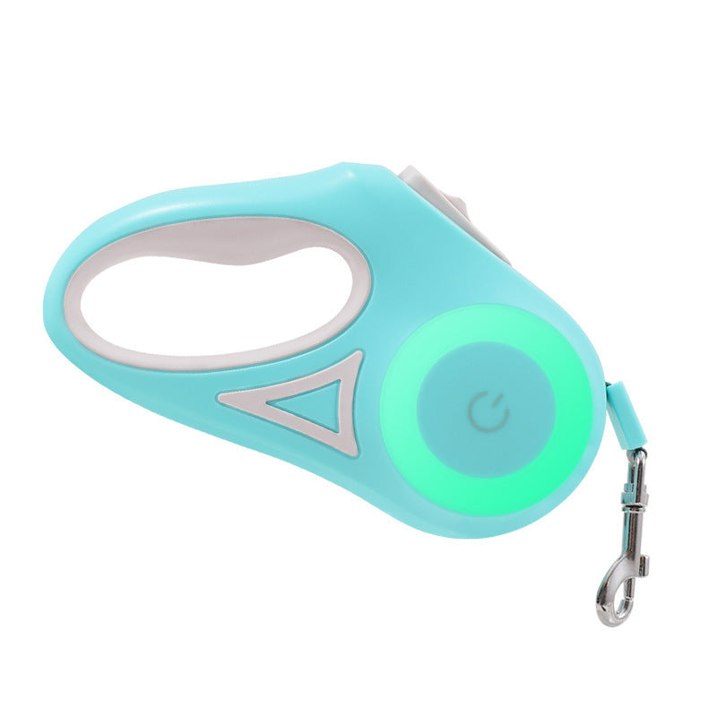 Dog Leash Retractable with Colorful Streamer