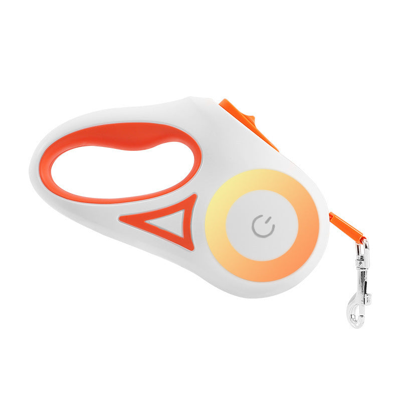Dog Leash Retractable with Colorful Streamer